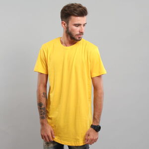 Tričko s krátkym rukávom Urban Classics Shaped Long Tee Yellow