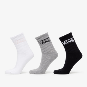 Ponožky Vans Wmns Classic Crew Socks 3 Pack biele / šedé / čierne