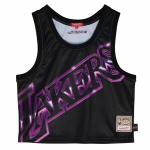 WMNS Mitchell & Ness Los Angeles Lakers Women's Big Face 4.0 Crop Tank black - M